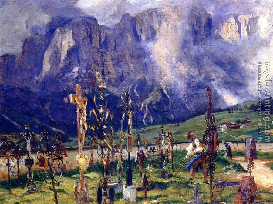 John Singer Sargent : Graveyard in the Tyrol